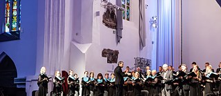 Филармонический хор Дрездена на сцене Кафедрального собора Калининграда  