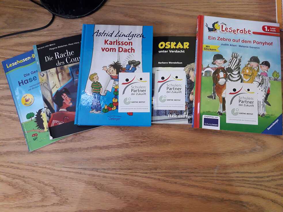 Mit diesen Büchern übten wir das Lesen
