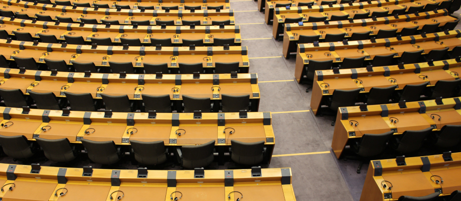 Parliament empty chairs