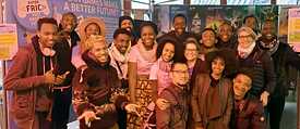 The “Enter Africa“ Team at A MAZE. / Berlin in April 2019