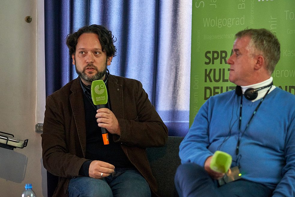 48HNeukölln Präsentation. Sprecher