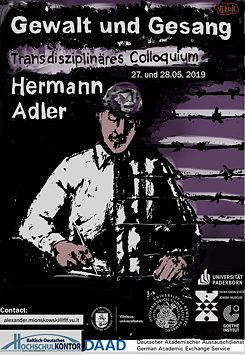 Poster Transdisziplinäres Colloquium zu Hermann Adler 