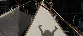 Kinderstadt: Zeltstrukture