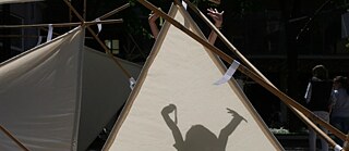 Kinderstadt: Zeltstrukture