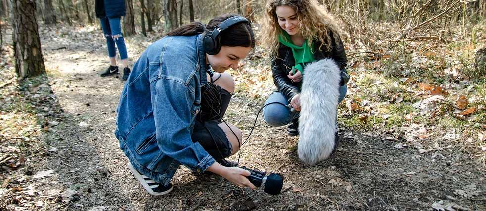 Projekt „Ortsgespräche“, Field-recoding-Workshops in Jaworzno | Foto: Andrzej Pokuta