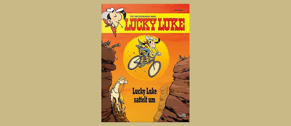 Buchcover: Lucky Luke sattelt um