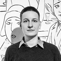 Portrait Carina Klugbauer vom Schwulen Museum Berlin