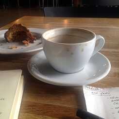 A coffee cup