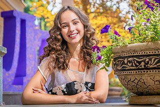 DAAD-Stipendiatin Alina Novoselova © Foto: Sergiy Velykodniy DAAD-Stipendiatin Alina Novoselova