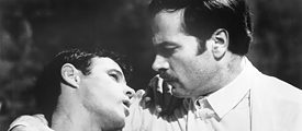 Die Schauspieler Brad Davis und Franco Nero in einer Szene des Films „Querelle“