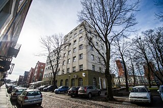 Der erste „Wolkenkratzer“ der Stadt – das Gebäude der Rederei Robert Meyerhofer, Klaipėda