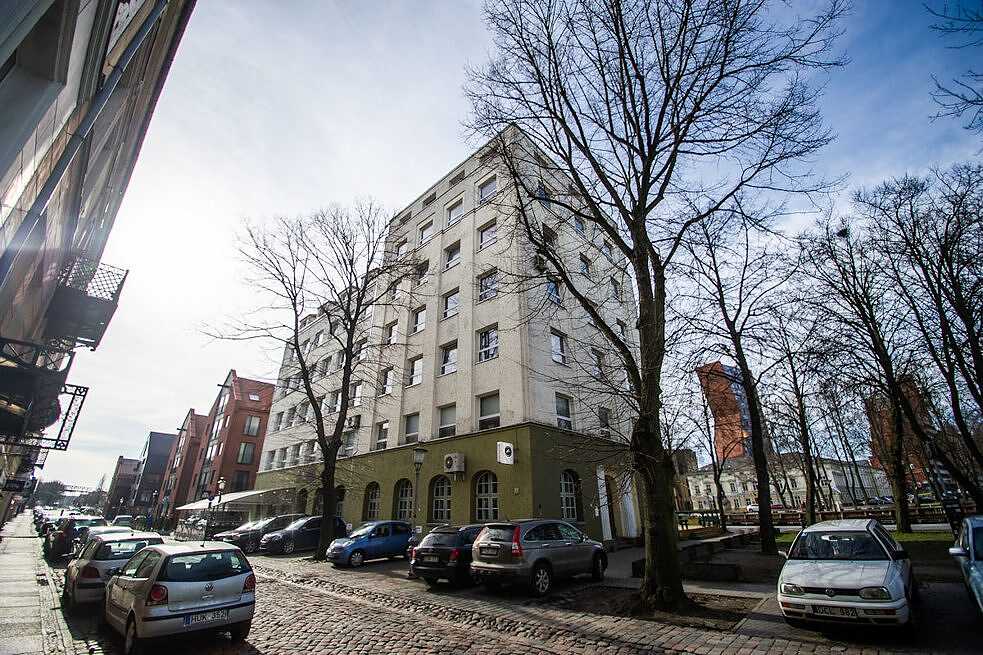 Der erste „Wolkenkratzer“ der Stadt – das Gebäude der Rederei Robert Meyerhofer, Klaipėda