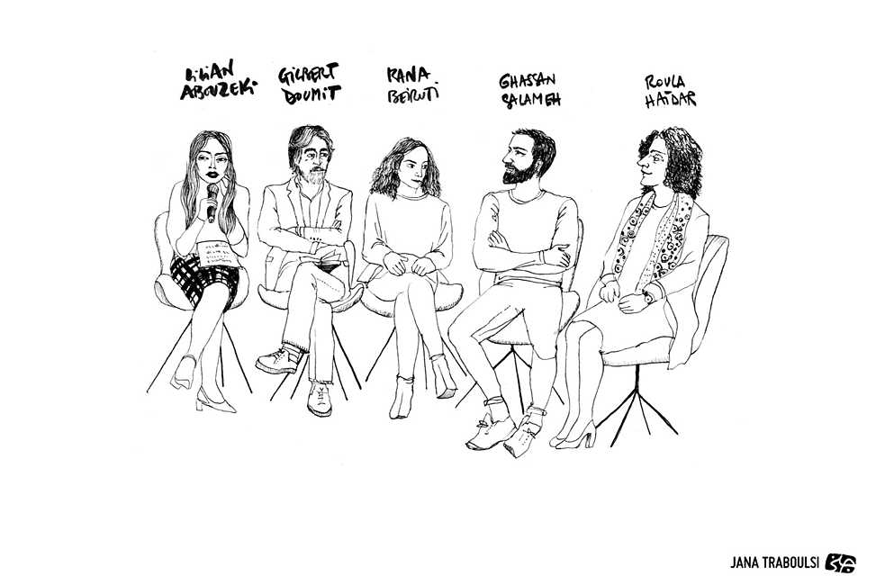 Vier Panelisten