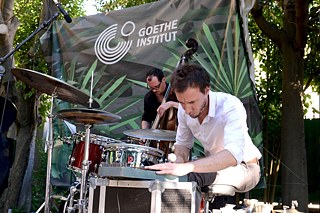 Baterista Sylvain Darrifourcq e contrabaixista Ivan Gélugne, JiGG 2014