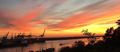 A Day in Osaka and Hamburg