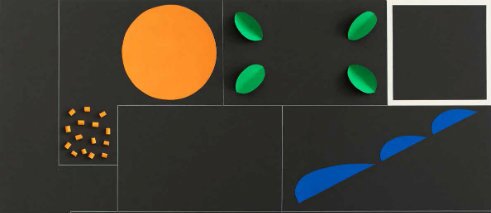 Luca Frei, Design for Pillows, 2017 Gouache, pencil and collage on foam core, 70 × 100 × 3 cm Photo: Karl Isakson. 