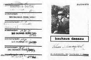 Studentenausweis von  Selman Selmanagić in Dessau (1929-1932), 