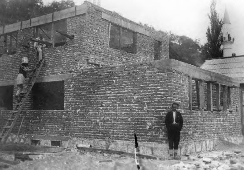 Izgradnja kuće kod Zvornika, 1931. 