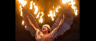 Lichtshow vom Zhar Theater