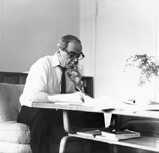 S. Selmanagić in seinem Heim in Berlin- Weiβensee, 1966.