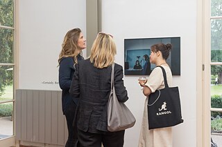 Eröffnung der Ausstellung "Datafiction | I think I saw her blink" in der Galerie Eigenheim