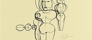 Oskar Schlemmer: Concentric group, map plan K1, 1921 