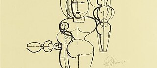 Oskar Schlemmer: Concentric group, map plan K1, 1921 