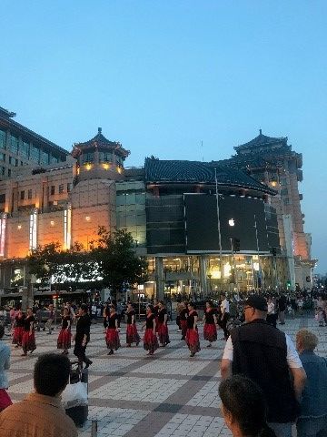 Tanzgruppe in Beijing