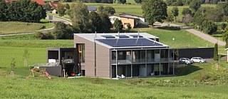 Ecole transformée en logements. Equipe de maîtrise d’oeuvre : G. Müller architecte BDA, Waldshut-Tiengen