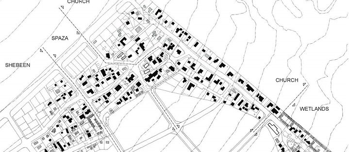  Karte des Informal Studio Ruimsig Re-blocking Plans