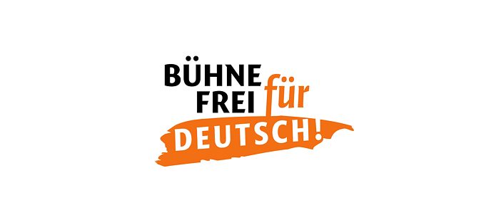 Bühne frei für Deutsch! Logo
