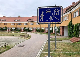 Piesteritz es hoy muy probablemente la mayor zona urbanizada sin automóviles de toda Alemania.