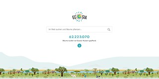 <b>The search engine that plants trees </b><br>Ecosia is a carbon-positive search engine. Established in Berlin, the company uses the profits it makes from advertising and partner programmes to plant trees. According to its own figures, a new tree is planted for every 45 searches. Since 2009, this has resulted in the planting of nearly 60 million trees, mainly in South and Central America, Africa and Southeast Asia.  Ecosia is now also available as an add on for Firefox and Chrome. 