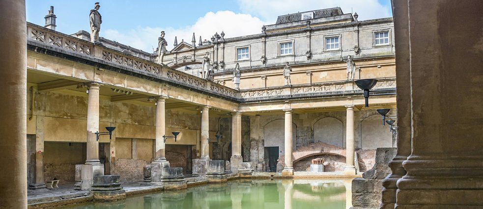 Römische Bäder in Bath, England 
