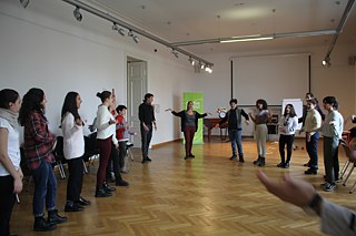 Beim Theaterworkshop