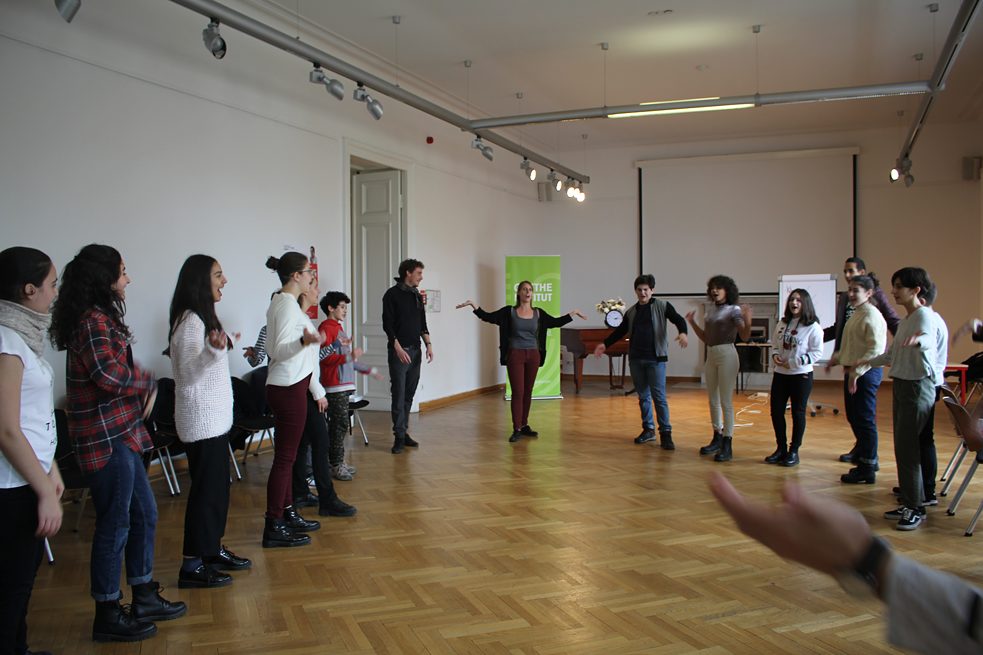 Beim Theaterworkshop