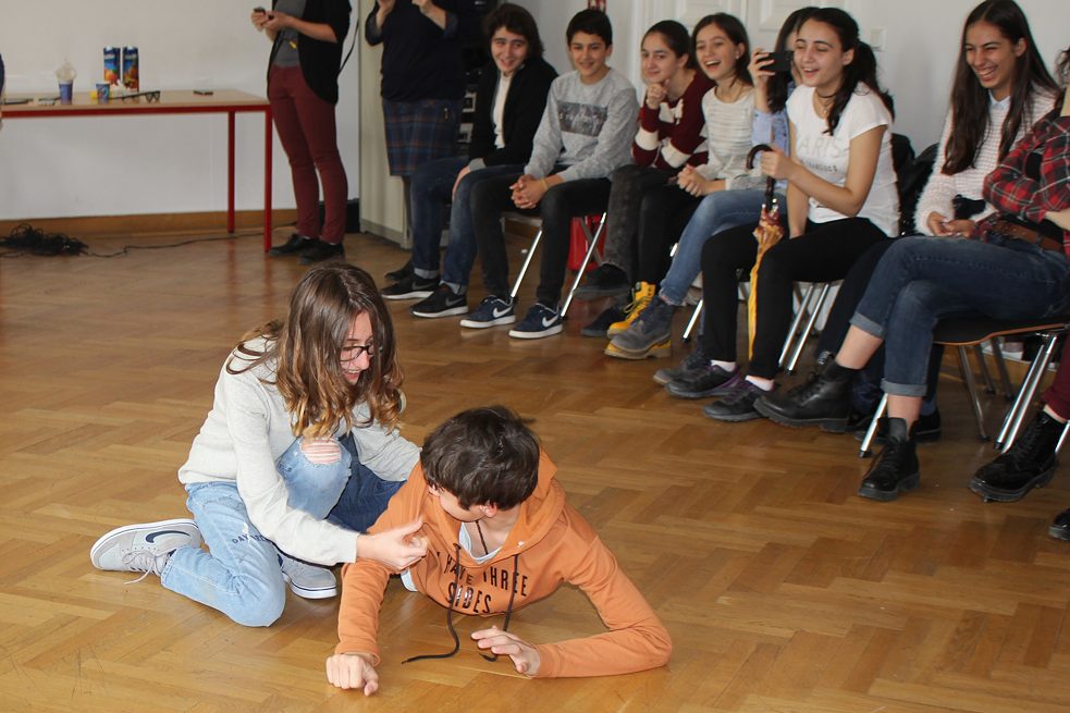 Beim Theaterworkshop