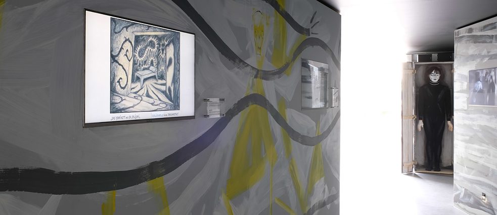 Neo-expressionistische Wandbemalungen der Künstler Zdislaw Nitka und Eugeniusz Minciel