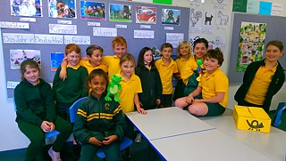 Felix und Franzi at Exeter Primary School