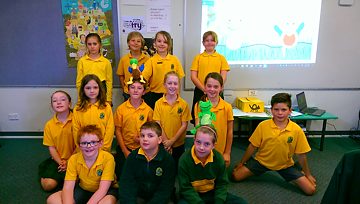 Felix und Franzi at Exeter Primary School