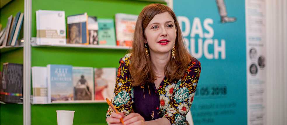 Olga Grjasnowa at Prague Book Fair