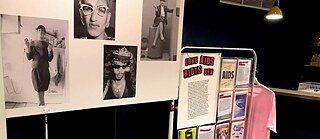 The exhibit on opening night.