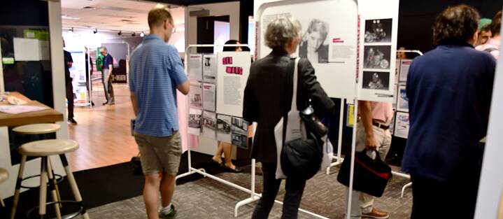 Guests at the opening.