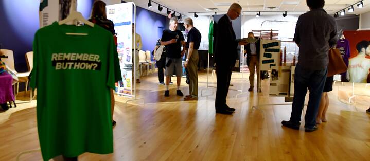 Guests at the opening.