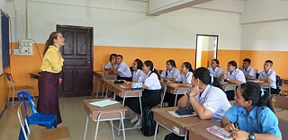 Für die Schüler*innen ist es immer spannend, Ausländer an ihrer Schule zu sehen ;)