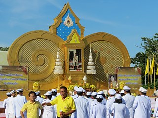 Die große Bühne für die Hauptveranstaltung