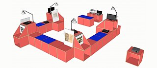 램프가 있는 도면