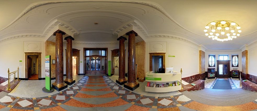 Eingangsbereich des Prager Goethe-Instituts