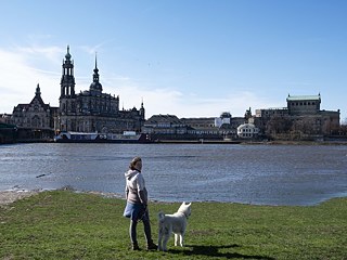 Dresden, Altstadt und Elbe