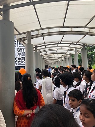 Feier in der Schule zum Independence Day © © Julia Schmude Feier in der Schule zum Independence Day